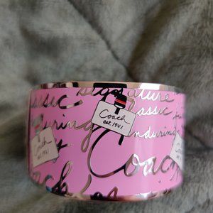 Coach Pink Bracelet